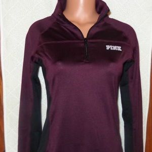 Victoria Secret Pink Ultimate Quarter Zip Pullover like new
